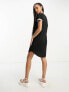 JDY mini t-shirt dress in black