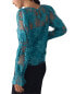 Eva Franco Lace Floral Blouse Women's S