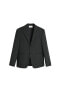 Flannel suit blazer
