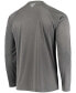 ფოტო #3 პროდუქტის Men's Charcoal Michigan Wolverines PFG Terminal Tackle Omni-Shade Long Sleeve T-shirt