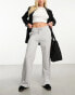 Stradivarius wide leg jogger in grey