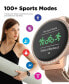 Sport 4 Unisex Rose Gold-Tone Mesh Bracelet Smartwatch 43.2mm