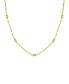 ფოტო #4 პროდუქტის Cubic Zirconia Rectangle Stone Station Necklace