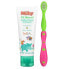 Фото #3 товара Toddler Training Toothpaste with Toothbrush, 6 m+, Tutti Frutti, 2 Piece Set