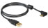 Delock USB2.0 1m - 1 m - USB A - Micro-USB B - USB 2.0 - Male/Female - Black