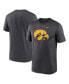 Men's Anthracite Iowa Hawkeyes Primetime Legend Logo T-Shirt Черный, L - фото #1