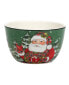 Фото #3 товара Christmas Lodge Santa 4 Piece Ice Cream Bowl Set