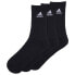 ADIDAS 3s Performance Crew Half Cushioned socks 3 pairs