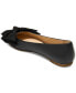 ფოტო #3 პროდუქტის Women's Debra Pointed-Toe Slip-On Bow Ballet Flats