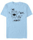 ფოტო #1 პროდუქტის Men's Doodlebob and Squid Short Sleeve Crew T-shirt