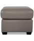 Orid Leather Ottoman, Created for Macy's