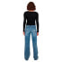 ფოტო #2 პროდუქტის ONLY Oda V Neck Long Sleeve Top