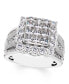 ფოტო #1 პროდუქტის Diamond Multi Princess Engagement Ring (2 1/2 ct. t.w.) in 14k White Gold