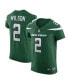 Фото #2 товара Men's Zach Wilson Gotham Green New York Jets Vapor Elite Jersey