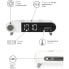 Фото #6 товара Часы-будильник с беспроводным зарядным KSIX Retro Белый 10 W