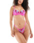 Фото #2 товара Ann Summers Shimmering non padded balcony bra with floral embroidery in pink