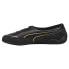 Фото #3 товара Puma Sf Ridge Cat Ballet Slip On Womens Black Sneakers Casual Shoes 307008-01