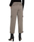 ფოტო #2 პროდუქტის Liverpool Women's Plaid Mid Rise Cropped Cargo Pants