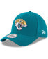 ფოტო #1 პროდუქტის Men's Teal Jacksonville Jaguars 39THIRTY Flex Team Classic Hat