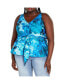 ფოტო #1 პროდუქტის Plus Size Serena Print Top