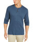 Фото #1 товара Men's Thermal Henley Shirt, Created for Macy's