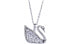 Swarovski施华洛世奇 Swan Lake 小号轻奢 爱恋天鹅 项链 女款 镀白金色 # 礼物 / Swarovski Swan Lake 5296469