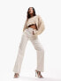 Фото #2 товара ASOS DESIGN Petite easy straight jeans in off white