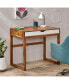 Contemporary Mango Wood Writing Desk With Drawer