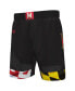 ფოტო #2 პროდუქტის Men's Black Maryland Terrapins Replica Basketball Shorts