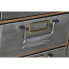 Chest of drawers Home ESPRIT Brown Grey Silver Natural Metal Fir Loft 53,5 x 33,5 x 120,5 cm