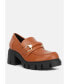 Фото #1 товара Evangeline Womens chunky platform loafers