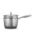 Фото #1 товара Premier Stainless Steel Cookware, 3.5-Quart Sauce Pan with Pour and Strain Cover