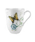 Фото #12 товара Butterfly Meadow 12 Oz. Floral Porcelain Mug