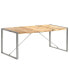 Dining Table 70.9"x35.4"x29.5" Solid Rough Mango Wood