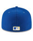 ფოტო #2 პროდუქტის Men's Blue Seattle Mariners Cooperstown Collection Wool 59FIFTY Fitted Hat