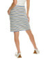 Rebecca Taylor Stripe Mini Boucle Skirt Women's