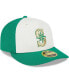 Фото #4 товара Men's White, Green Seattle Mariners 2024 St. Patrick's Day Low Profile 59FIFTY Fitted Hat