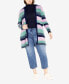 Фото #6 товара Plus Size Romy Hooded Cardigan Sweater