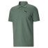 Фото #1 товара Puma Essential Pique Logo Short Sleeve Polo Shirt Mens Green Casual 67910744