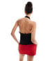 & Other Stories knitted halter neck top in black