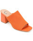 ფოტო #1 პროდუქტის Women's Lorenna Block Heel Slide Sandals