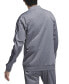 Men's Tricot Heathered Logo Track Jacket