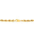 Men's Glitter Rope 24" Chain Necklace (4.5mm) in 14k Gold