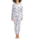 Women's Hacci Printed Pajama Set