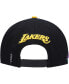 Фото #5 товара Men's Black Los Angeles Lakers Roses Snapback Hat