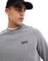 Barbour International Essential crew neck sweater in grey marl