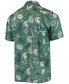 Фото #3 товара Men's Green Michigan State Spartans Vintage-Like Floral Button-Up Shirt