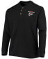 Men's Black Atlanta Falcons Maverick Thermal Henley Long Sleeve T-shirt