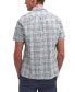 Men's Springside Short Sleeve Button-Front Check Pattern Shirt