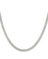 ფოტო #1 პროდუქტის Stainless Steel 3.90mm Herringbone Chain Necklace